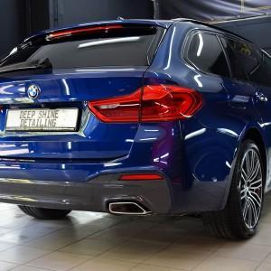 BMW 5 zabezpieczenie folią bezbarwną + powłoka cs ultra 4