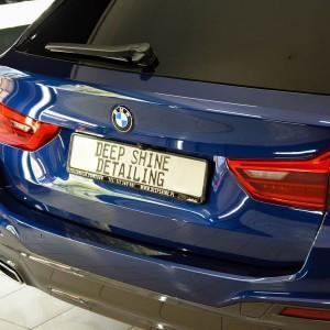BMW 5 zabezpieczenie folią bezbarwną + powłoka cs ultra 3