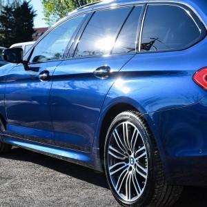 BMW 5 zabezpieczenie folią bezbarwną + powłoka cs ultra 1