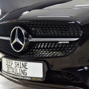 Mercedes GTS AMG zabezpieczenie folią bezbarwną + powłoka cs ultra 15